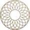Ekena Millwork Cannes Wood Fretwork Pierced Ceiling Medallion, Hickory, 20"OD x 6 7/8"ID x 1/4"T CMWP20X20X0250CNHI - alternate 1